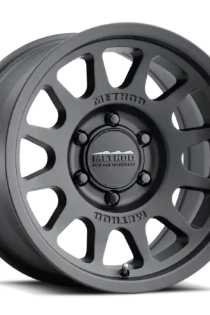 Brand New Method MR703 17x7.5 +50mm Offset 6x130 84.1mm CB Matte Black Wheel