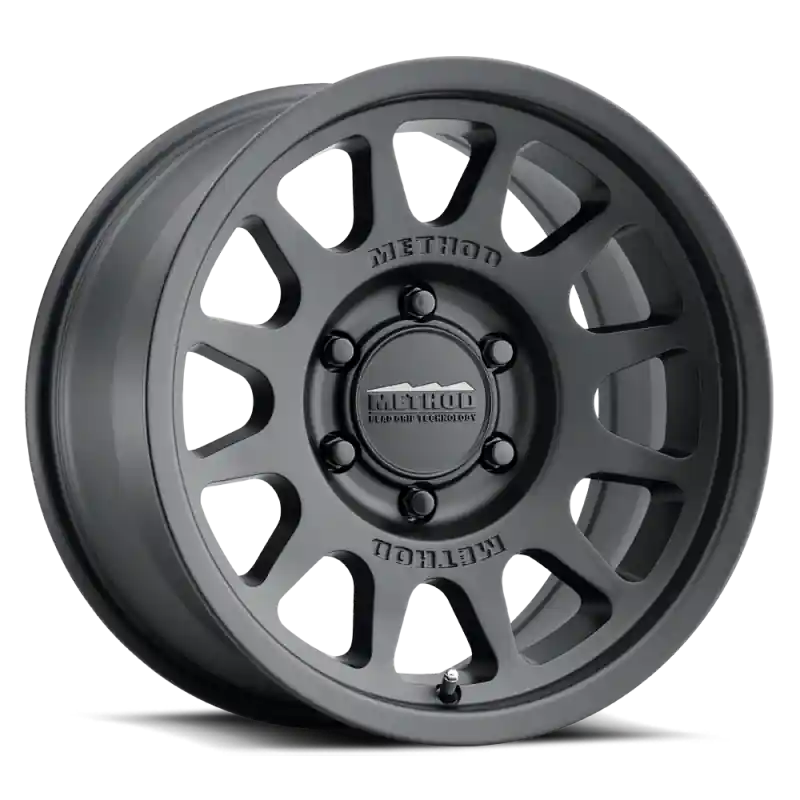 Brand New Method MR703 17x7.5 +50mm Offset 6x130 84.1mm CB Matte Black Wheel
