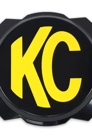 Factory Price KC HiLiTES 6in. Hard Cover for Gravity Pro6 LED Lights (Single) - Black w/Yellow KC Logo