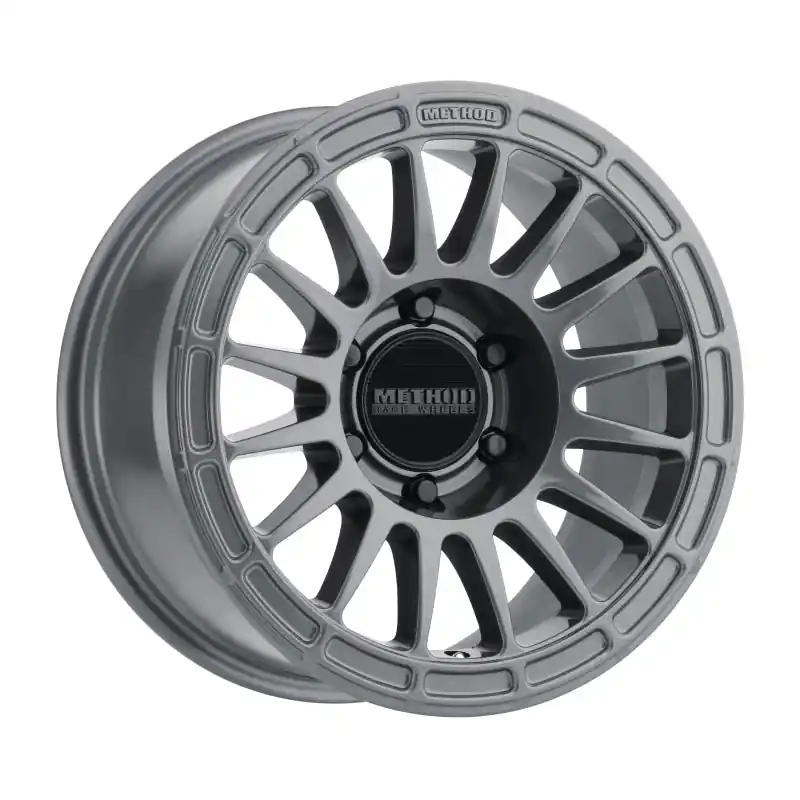 Premium Method MR314 17x8.5 0mm Offset 6x5.5 106.25mm CB Gloss Titanium Wheel
