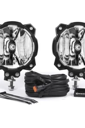 KC HiLiTES 6in. Pro6 Gravity LED Light 20w Single Mount Spot Beam (Pair Pack System) Bulk Order