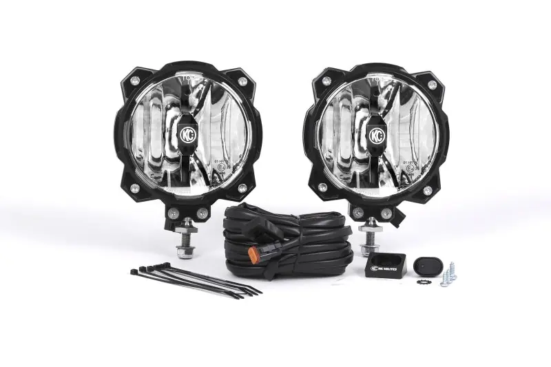 KC HiLiTES 6in. Pro6 Gravity LED Light 20w Single Mount Spot Beam (Pair Pack System) Bulk Order