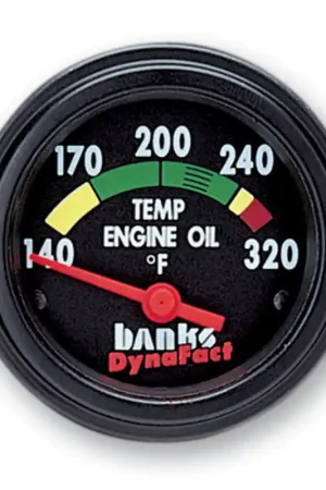 New Release Banks Power Cummins 5.9/8.3L MH Temp Gauge Kit - Engine Oil