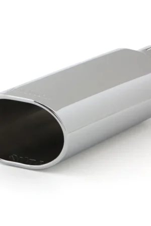 Worldwide Shipping Banks Power Tailpipe Tip Kit - SS Obround Slash Cut - 3.5in Tube - 4.38in X 5.25in X 13.38in