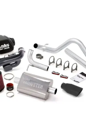 Banks Power 12-15 Jeep 3.6L Wrangler (All) 4dr Stinger Sys (no AutoMind) - SS Single Exh w/ Blk Tip Last Chance