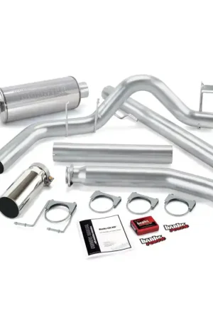 Warranty Included Banks Power 02 Dodge 5.9L Std Cab Git-Kit - SS Single Exhaust w/ Chrome Tip