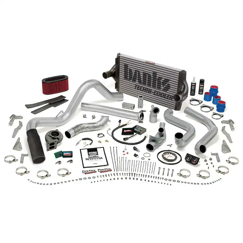 Banks Power 94-95.5 Ford 7.3L Auto PowerPack System - SS Single Exhaust w/ Black Tip Best Choice