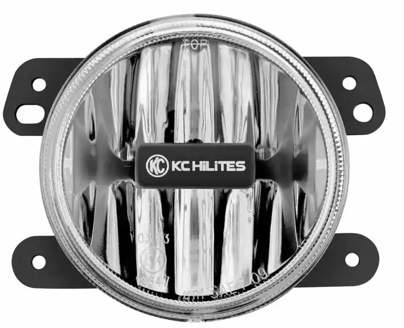 Top Rated KC HiLiTES 10-18 Jeep JK 4in. Gravity G4 LED Light 10w SAE/ECE Clear Fog Beam (Single)