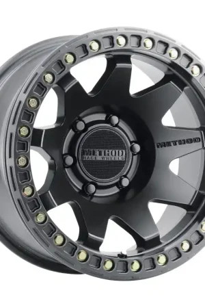 Affordable Method MR108 17x9 -44mm Offset 6x5.5 106.25mm CB Matte Black w/BH-H24125-38 Wheel
