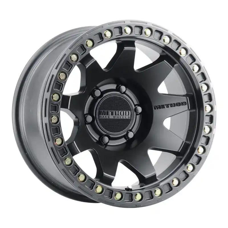 Affordable Method MR108 17x9 -44mm Offset 6x5.5 106.25mm CB Matte Black w/BH-H24125-38 Wheel
