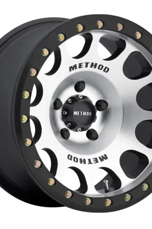Method MR105 Beadlock 17x9 -38mm Offset 5x5 71.5mm CB Machined w/Matte Black Ring Wheel Exclusive Offer