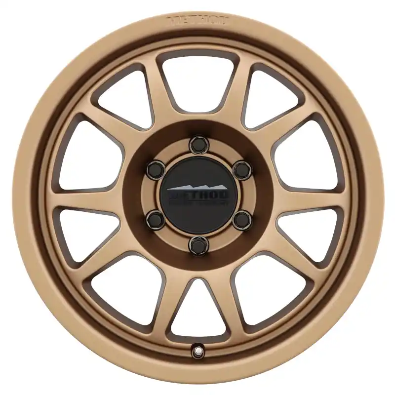 Method MR702 17x8.5 0mm Offset 6x5.5 106.25mm CB Method Bronze Wheel Best Seller
