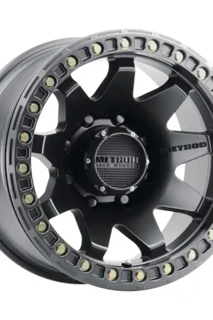 Method MR108 17x9 -44mm Offset 8x6.5 130.81mm CB Matte Black w/BH-H24125-38 Wheel Affordable