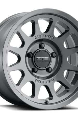 High Quality Method MR703 Bead Grip 17x8.5 / 6x5.5 / +35mm Offset / 106.25mm Centerbore - Gloss Titanium Wheel