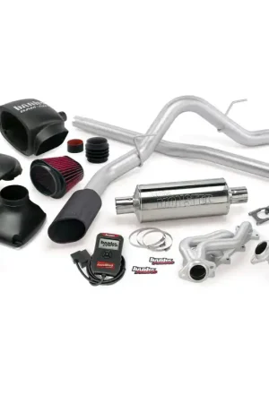 Banks Power 04-08 Ford 5.4L F-150 SCMB PowerPack System - SS Single Exhaust w/ Black Tip Direct From Manufacturer