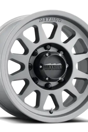 Method MR704 HD 17x9 18mm Offset 8x180 130.81mm CB Titanium Wheel Best Choice