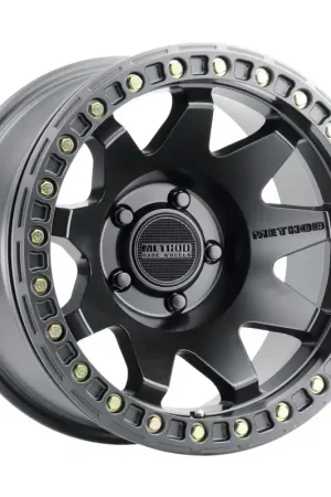 Method MR108 17x9 -44mm Offset 5x5 71.5mm CB Matte Black w/BH-H24125-38 Wheel High Quality