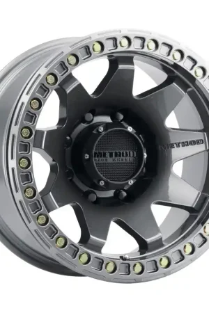 Method MR108 17x9 -44mm Offset 8x6.5 130.81mm CB Gloss Titanium w/BH-H24125-38 Wheel Affordable