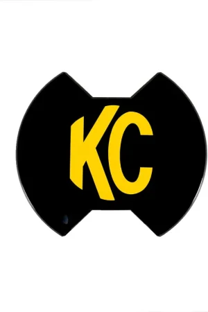 KC HiLiTES 6in. Light Shield / Hard Cover for SlimLite LED - Black Luxury
