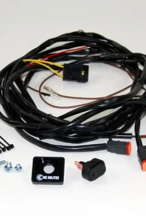 KC HiLiTES Wiring Harness for (2) Lights w/2-Pin Deutsch Connectors (110w Max Total) Authentic