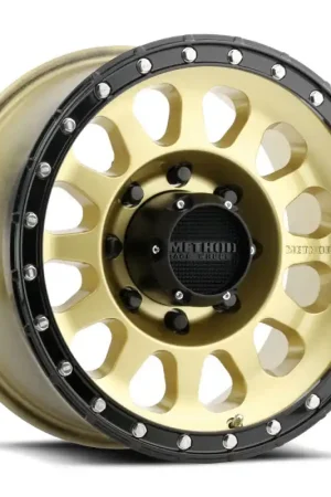Method MR315 17x8.5 +25mm Offset 8x6.5 130.81mm CB Gold/Black Street Loc Wheel Hot Deal