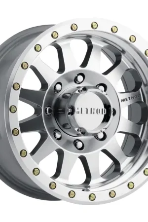 Method MR304 Double Standard 17x8.5 0mm Offset 8x170 130.81mm CB Machined/Clear Coat Wheel Reduced Price