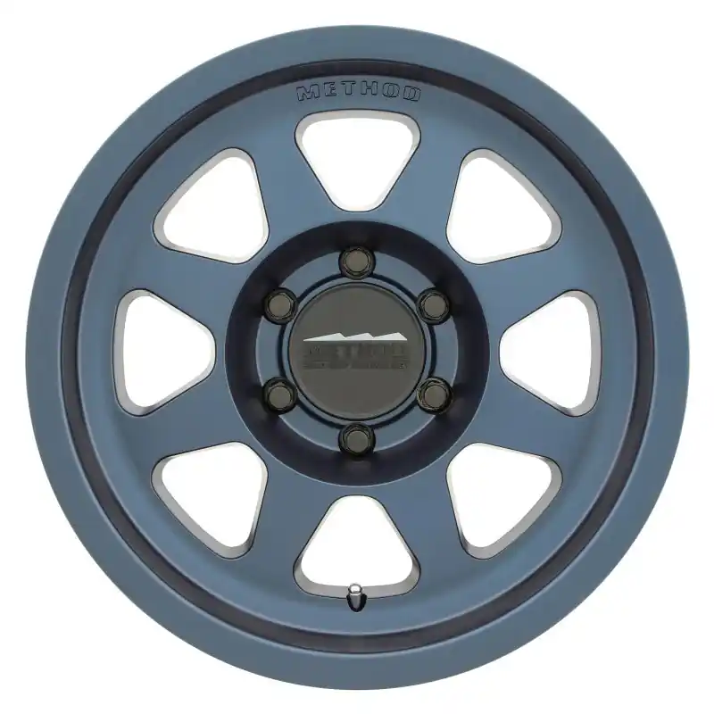 Method MR701 17x8.5 0mm Offset 6x5.5 106.25mm CB Bahia Blue Wheel Next Day Delivery