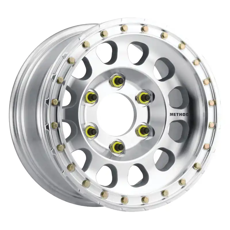Luxury Method MR103 Beadlock 17x9 +25mm Offset 6x6.5 108mm CB Raw Machined w/BH-H24125 Wheel