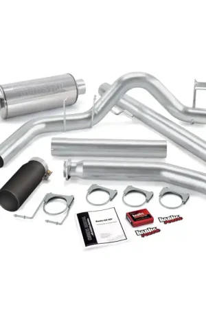 Price Drop Banks Power 02 Dodge 5.9L Ext Cab Git-Kit - SS Single Exhaust w/ Black Tip