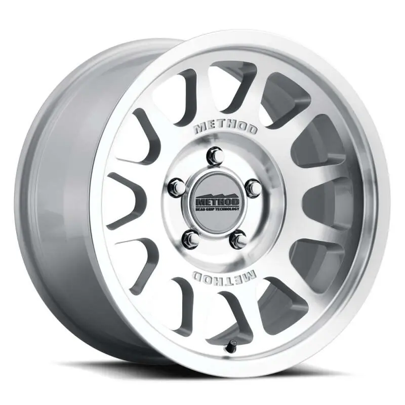 Method MR703 Bead Grip 17x8.5 0mm Offset 8x6.5 130.81mm CB Machined/Clear Coat Wheel Limited Offer