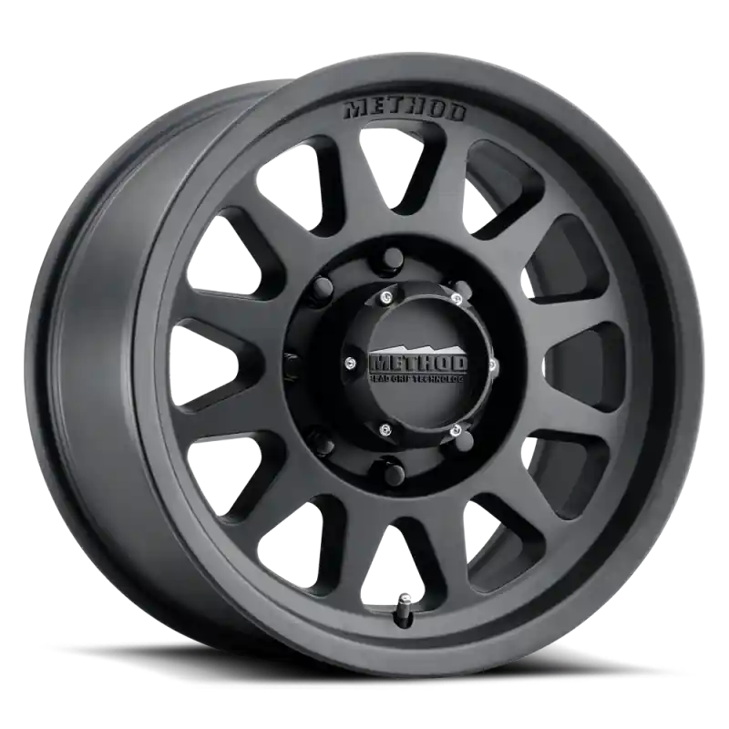 Reduced Price Method MR704 HD 17x9 18mm Offset 8x180 130.81mm CB Matte Black Wheel