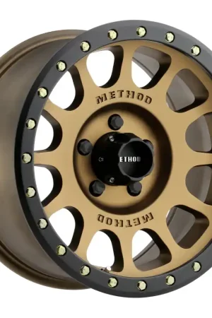 Method MR305 NV 18x9 +25mm Offset 5x150 116.5mm CB Method Bronze/Black Street Loc Wheel Direct From Factory