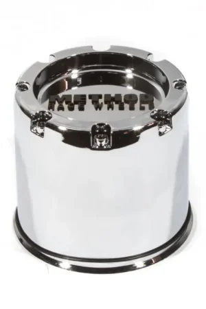 Method Cap 1524 - 130mm - 2 Piece - Chrome - Push Thru Authentic