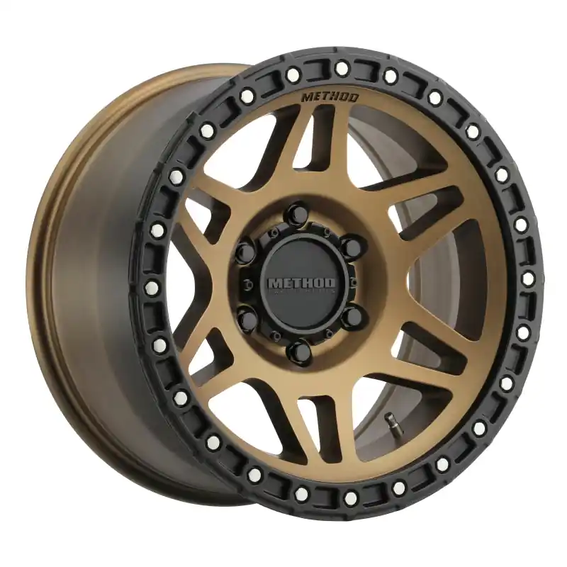 Affordable Method MR312 17x9 -12mm Offset 6x5.5 106.25mm CB Method Bronze/Black Street Loc Wheel