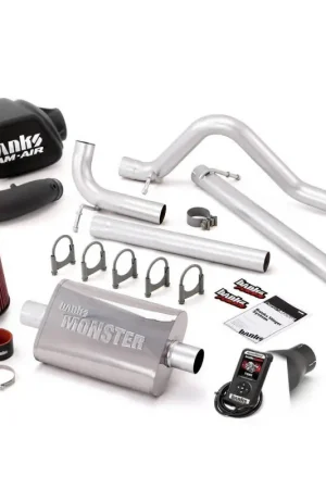 Free Shipping Banks Power 07-11 Jeep 3.8L Wrangler - 4dr Stinger Sys w/ AutoMind - SS Single Exhaust w/ Black Tip