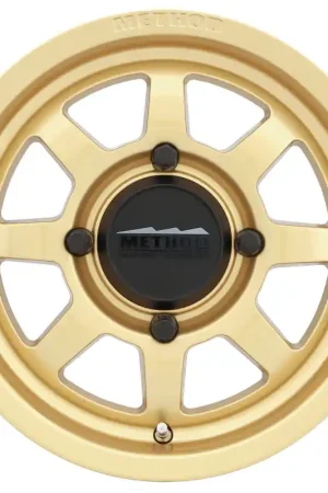 One Day Deal Method MR410 14x7 4+3/+13mm Offset 4x136 106.25mm CB Gold Wheel