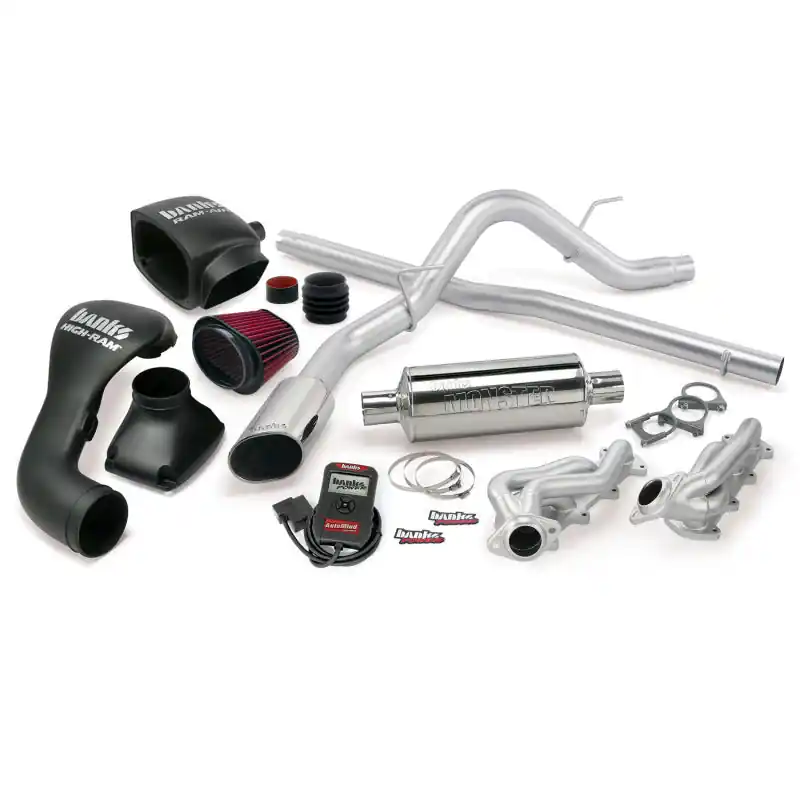 Banks Power 04-08 Ford 5.4L F-150 SCMB PowerPack System - SS Single Exhaust w/ Chrome Tip Wholesale