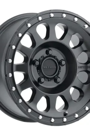 Method MR315 17x9 -12mm Offset 5x5 71.5mm CB Matte Black Wheel No Minimum Order