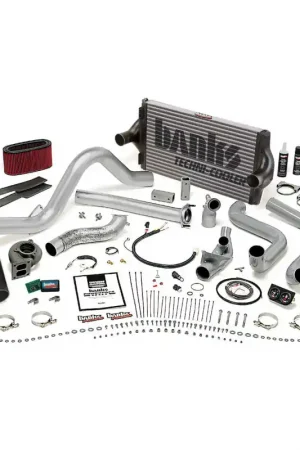 Express Delivery Banks Power 94-95.5 Ford 7.3L Man PowerPack System - SS Single Exhaust w/ Black Tip