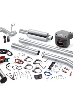 Hot Picks Banks Power 01 Dodge 5.9L 245Hp Ext Cab PowerPack System - SS Single Exhaust w/ Chrome Tip