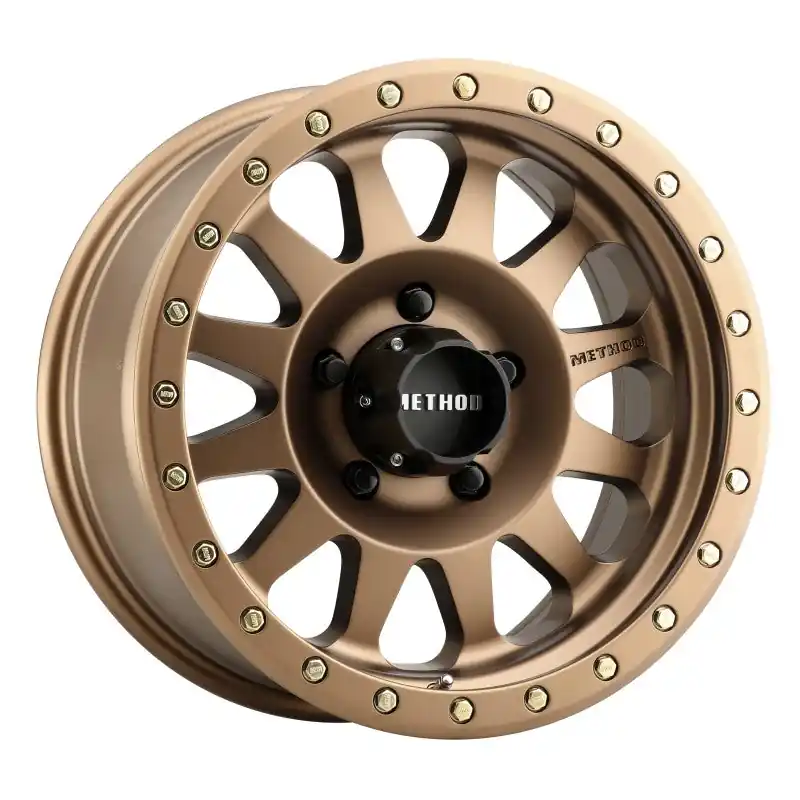 Limited Time Method MR304 Double Standard 15x8 -24mm Offset 5x4.5 83mm CB Method Bronze Wheel