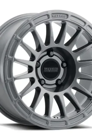 Method MR314 17x8.5 0mm Offset 5x5 71.5mm CB Gloss Titanium Wheel Must Have