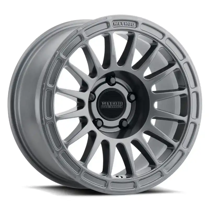 Method MR314 17x8.5 0mm Offset 5x5 71.5mm CB Gloss Titanium Wheel Must Have