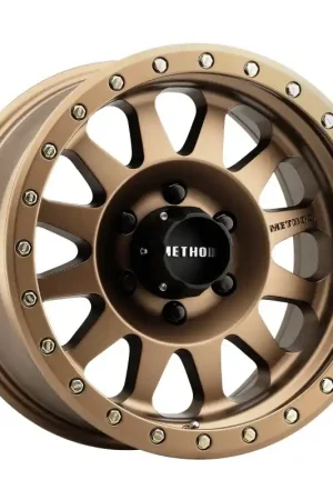 Method MR304 Double Standard 17x8.5 0mm Offset 6x5.5 108mm CB Method Bronze Wheel Free Shipping