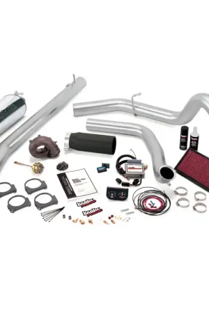 Free Returns Banks Power 99.5 Ford 7.3L F250/350 Auto Stinger-Plus System - SS Single Exhaust w/ Black Tip