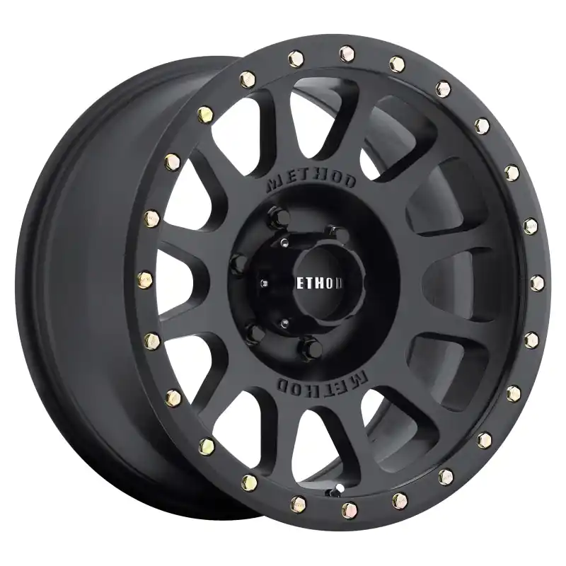Method MR305 NV 20x9 +18mm Offset 6x5.5 108mm CB Matte Black Wheel Crafted