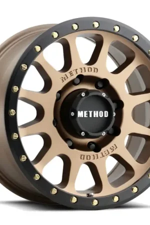 Method MR305 NV HD 18x9 +18mm Offset 8x6.5 130.81mm CB Method Bronze/Black Street Loc Wheel Hot Deal