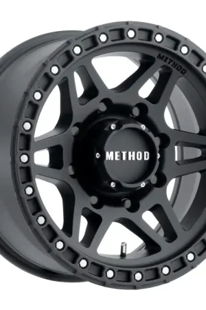 Best Choice Method MR312 18x9 +18mm Offset 8x6.5 130.81mm CB Matte Black Wheel