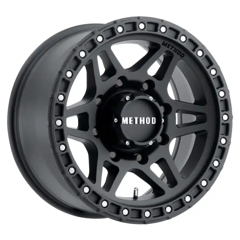 Best Choice Method MR312 18x9 +18mm Offset 8x6.5 130.81mm CB Matte Black Wheel
