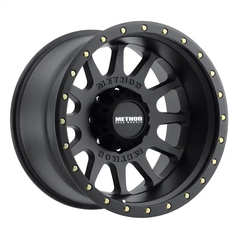 Method MR605 NV 20x10 -24mm Offset 8x170 124.9mm CB Matte Black Wheel Final Sale